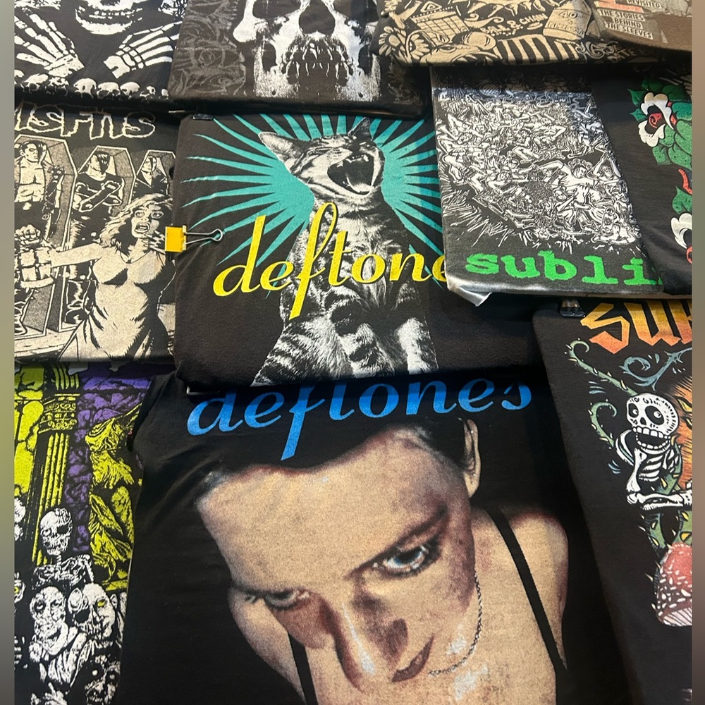 deftones 🎀 misfits (cute band tees)